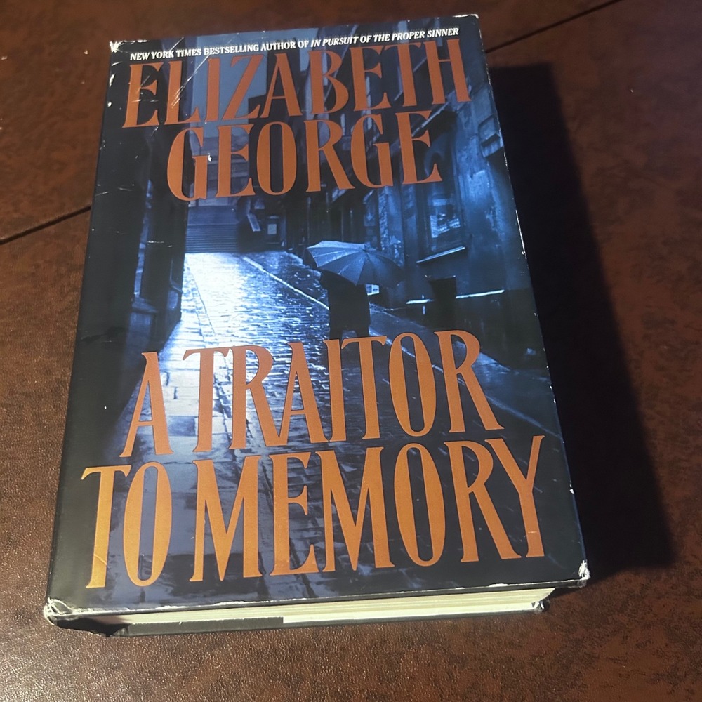 A Traitor to Memory by Elizabeth George Hardcover Bantam ISBN 0553801279
